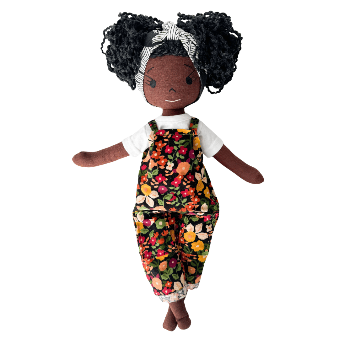 Jayla's Heirlooms Keyona Black Ballerina, Handmade African American Doll for Girls, Soft linen doll, 18 inches, Keepsake on sale doll, Cloth Doll